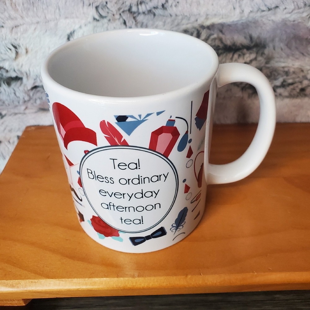 "Bless Ordinary Everyday Afternoon Tea" Coffee Hot Cocoa‎ Cup GIRLY Mug